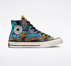 Converse Chuck 70 '90s Marbled High Tops Shoes Turquoise | CV-761LRM