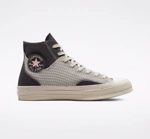 Converse Chuck 70 Crafted Canvas High Tops Shoes Brown | CV-104FUX