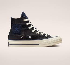 Converse Chuck 70 It's Possible High Tops Shoes Black / Navy | CV-486PHC