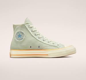 Converse Chuck 70 Washed Denim High Tops Shoes Light Blue / Indigo | CV-273BVH