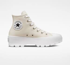 Converse Chuck Taylor All Star Lugged Seasonal Color High Tops Shoes Brown / White / Black | CV-598BRX