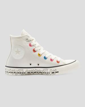 Converse Chuck Taylor All Star My Story High Tops Shoes Beige | CV-187TKS