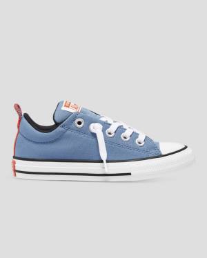 Converse Chuck Taylor All Star Street Slip Low Tops Shoes Blue | CV-726UQY