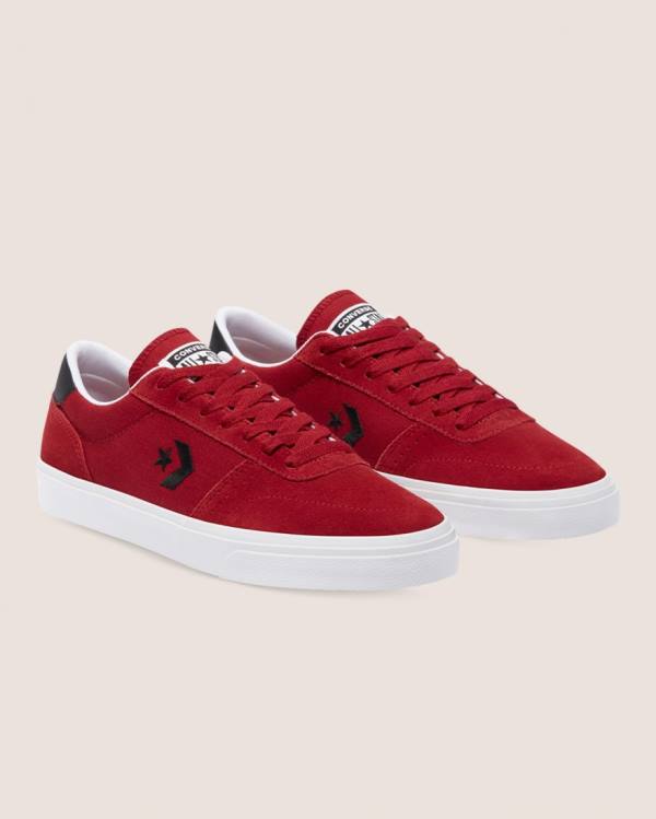 Converse Boulevard Suede Low Tops Shoes Red | CV-345PFU