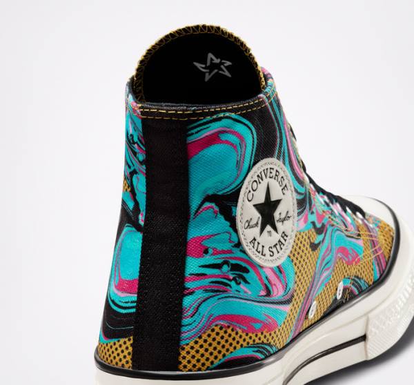 Converse Chuck 70 '90s Marbled High Tops Shoes Turquoise | CV-238GTB