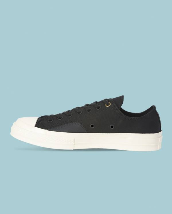 Converse Chuck 70 Clean N Preme Low Tops Shoes Black | CV-192FUP