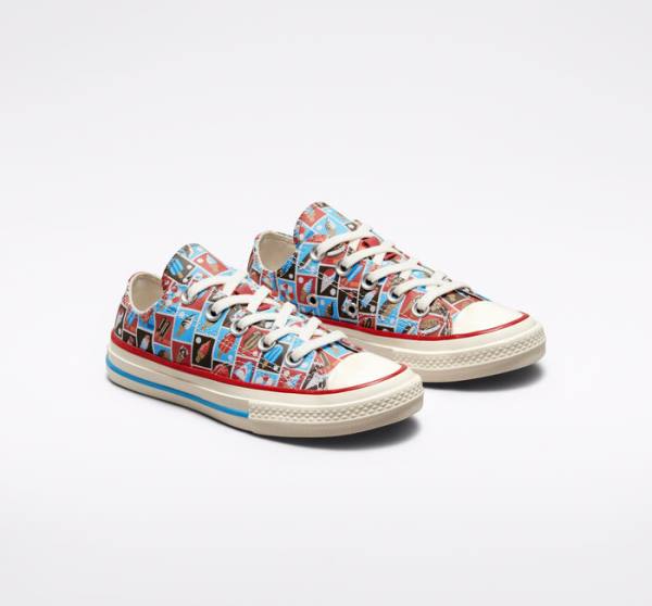 Converse Chuck 70 Frozen Treats Low Tops Shoes Red / Blue | CV-271HLX