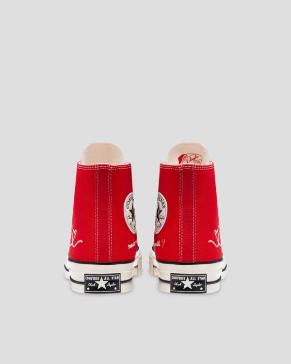 Converse Chuck 70 Love Thread High Tops Shoes Red | CV-630JPN