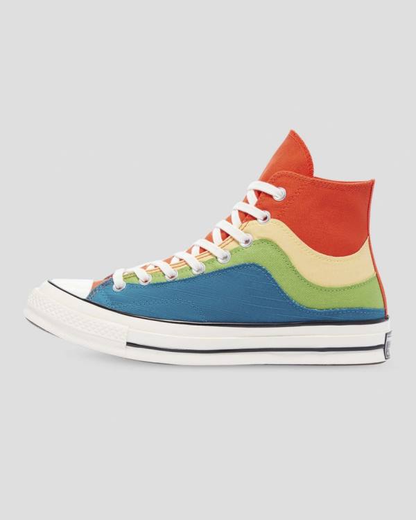 Converse Chuck 70 National Parks High Tops Shoes Orange Green Blue | CV-850LMQ