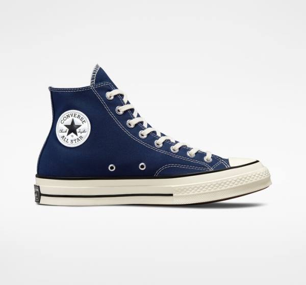 Converse Chuck 70 Pastel Polyester High Tops Shoes Navy / Black | CV-165VBX