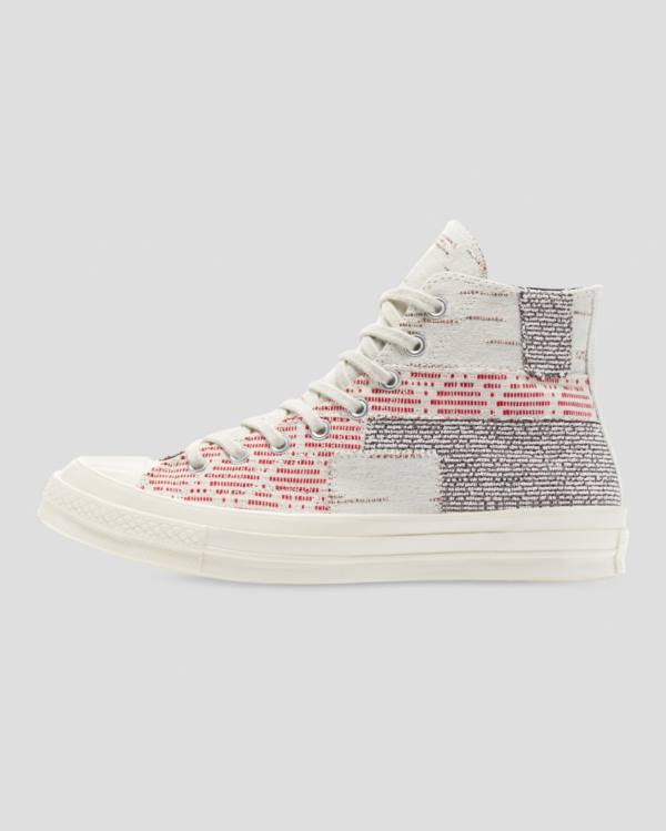 Converse Chuck 70 Patchwork High Tops Shoes Pink Grey | CV-742RWF