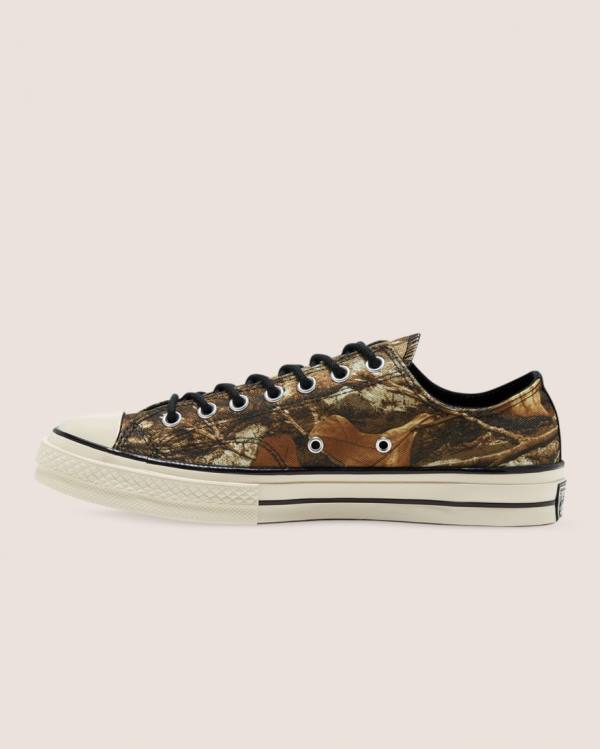 Converse Chuck 70 Realtree Edge Camo Print Utility Low Tops Shoes Brown | CV-567THS