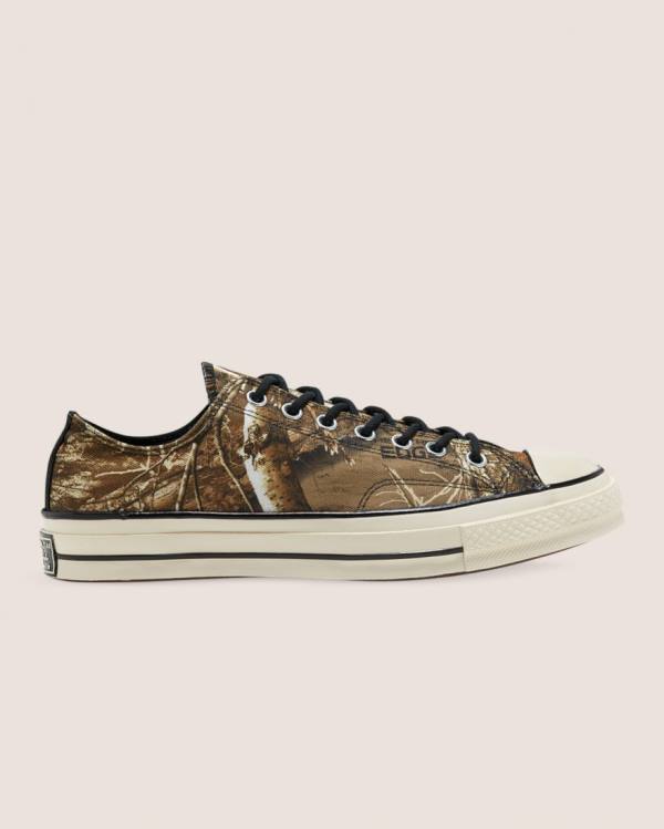 Converse Chuck 70 Realtree Edge Camo Print Utility Low Tops Shoes Brown | CV-802FIR