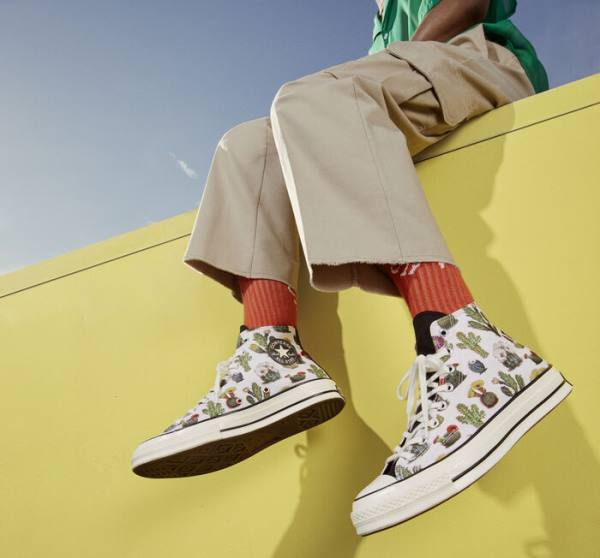 Converse Chuck 70 Succulents High Tops Shoes Black | CV-576TLC