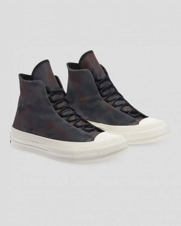 Converse Chuck 70 Summer Fest Ripstop High Tops Shoes Black | CV-793IFE