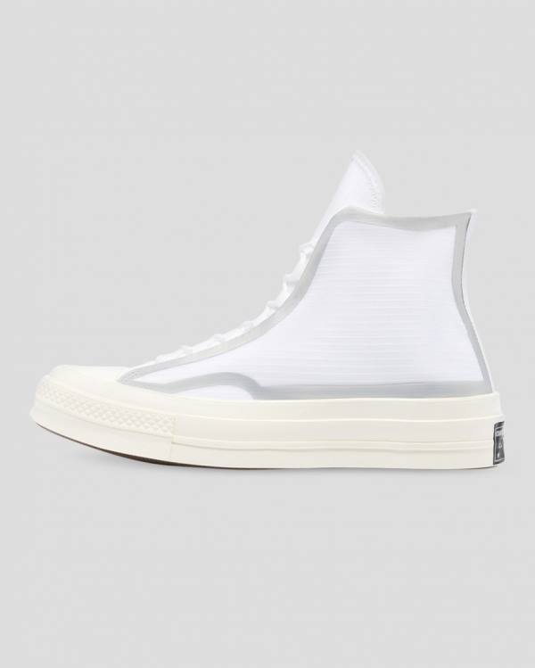 Converse Chuck 70 Tape Seam High Tops Shoes White | CV-597GQL