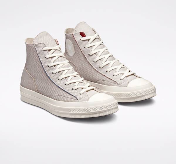 Converse Chuck 70 Tearaway High Tops Shoes Light Silver / Pink | CV-726UZL