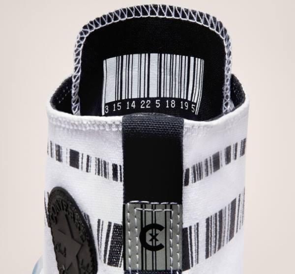 Converse Chuck Taylor All Star CX Translucent Barcode High Tops Shoes White / Black | CV-602ZOR