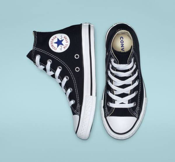 Converse Chuck Taylor All Star Classic High Tops Shoes Black | CV-265TDY