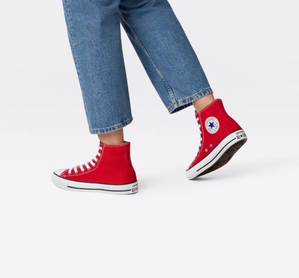 Converse Chuck Taylor All Star Classic High Tops Shoes Red | CV-271DLY