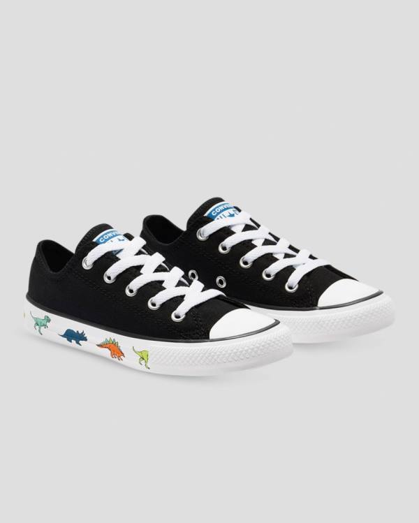 Converse Chuck Taylor All Star Dinoverse Low Tops Shoes Black | CV-170QSB