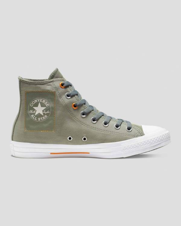 Converse Chuck Taylor All Star Flight School High Tops Shoes Green | CV-160BCX