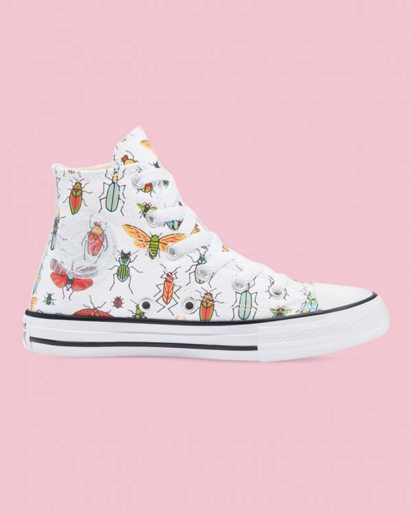 Converse Chuck Taylor All Star Glow Bug High Tops Shoes White | CV-275BJE