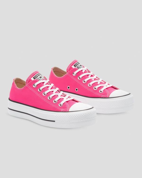 Converse Chuck Taylor All Star Lift Seasonal Colour Low Tops Shoes Pink | CV-270AOS