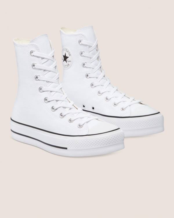 Converse Chuck Taylor All Star Lift X- High Tops Shoes White | CV-978RDT