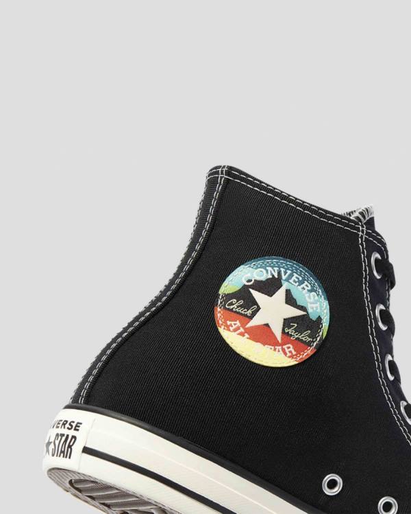 Converse Chuck Taylor All Star National Parks Patch High Tops Shoes Black | CV-345VAS