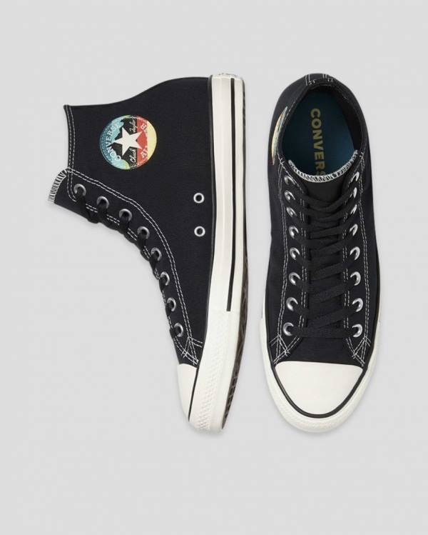 Converse Chuck Taylor All Star National Parks Patch High Tops Shoes Black | CV-730UNW