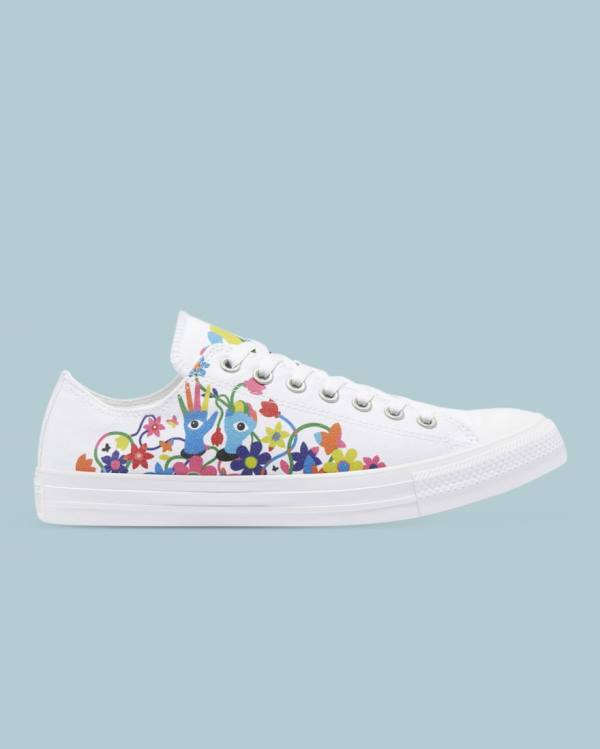 Converse Chuck Taylor All Star Pride Low Tops Shoes White | CV-368OIV