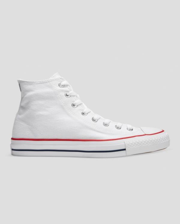 Converse Chuck Taylor All Star Pro Canvas High Tops Shoes White | CV-120RHP