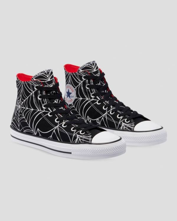 Converse Chuck Taylor All Star Pro Roll Up High Tops Shoes Black | CV-629YME