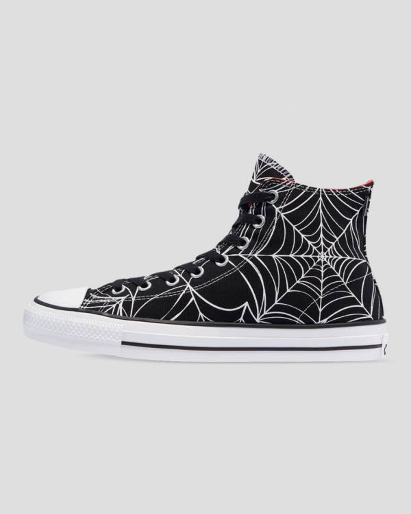 Converse Chuck Taylor All Star Pro Roll Up High Tops Shoes Black | CV-629YME