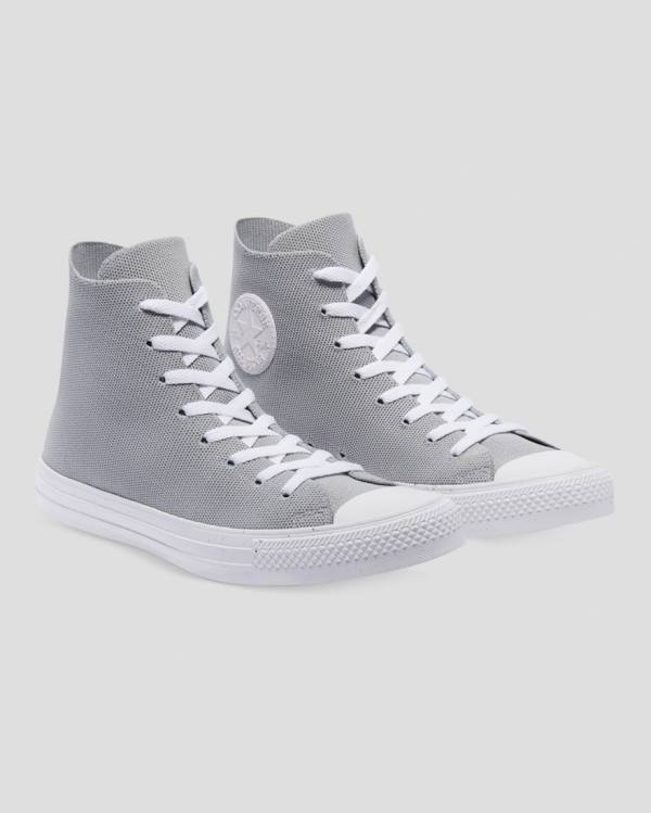 Converse Chuck Taylor All Star Renew Knit High Tops Shoes Grey | CV-852BCP