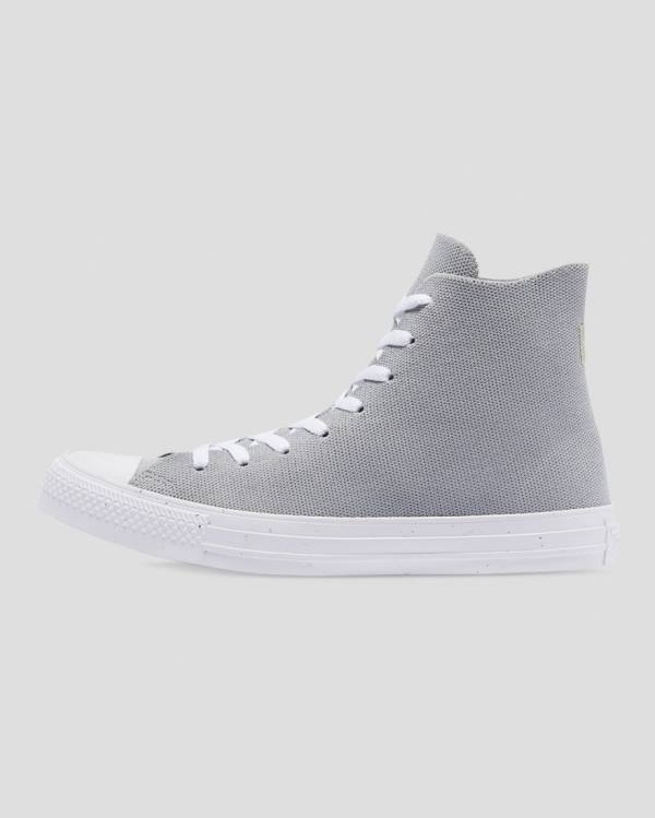 Converse Chuck Taylor All Star Renew Knit High Tops Shoes Grey | CV-852BCP