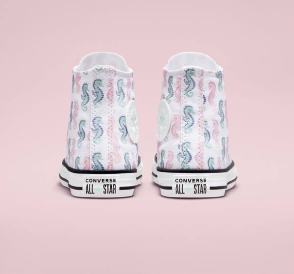 Converse Chuck Taylor All Star Seahorses High Tops Shoes White / Pink / Light | CV-325QYA