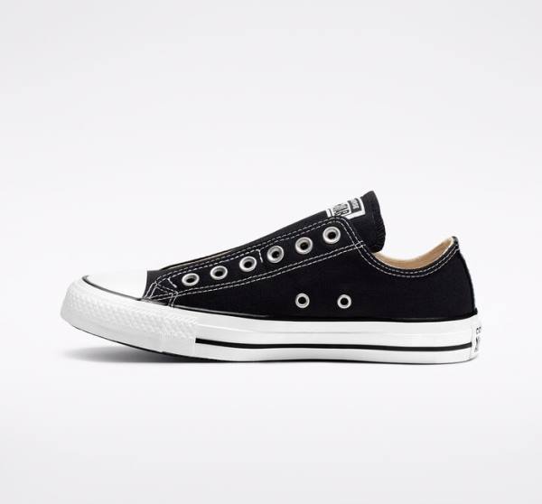 Converse Chuck Taylor All Star Slip Low Tops Shoes Black / White | CV-126OGA