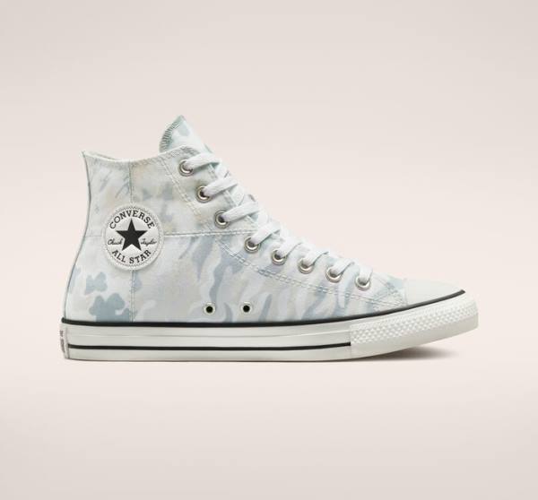 Converse Chuck Taylor All Star Split Panel Camo High Tops Shoes White / Grey | CV-134JUN