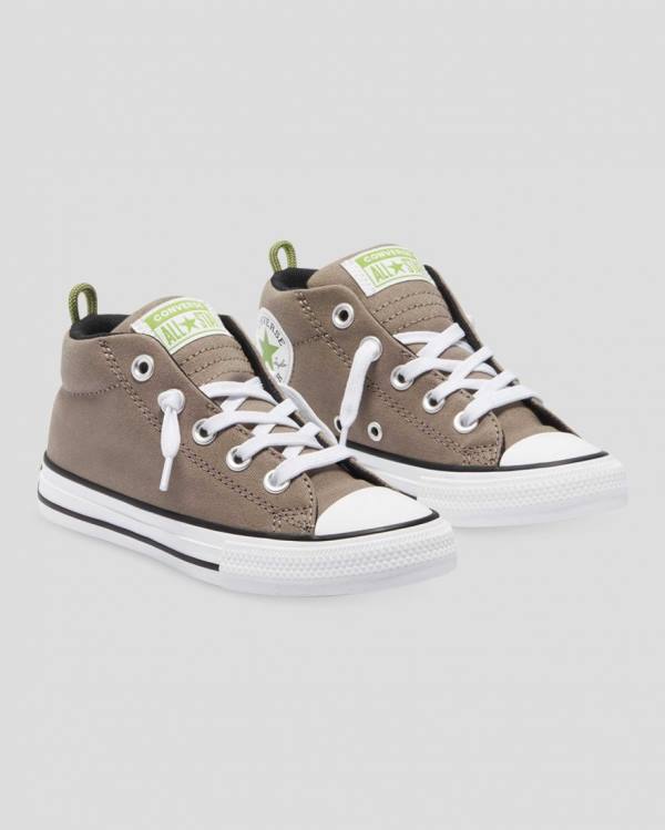 Converse Chuck Taylor All Star Street High Tops Shoes Brown | CV-057ZGJ