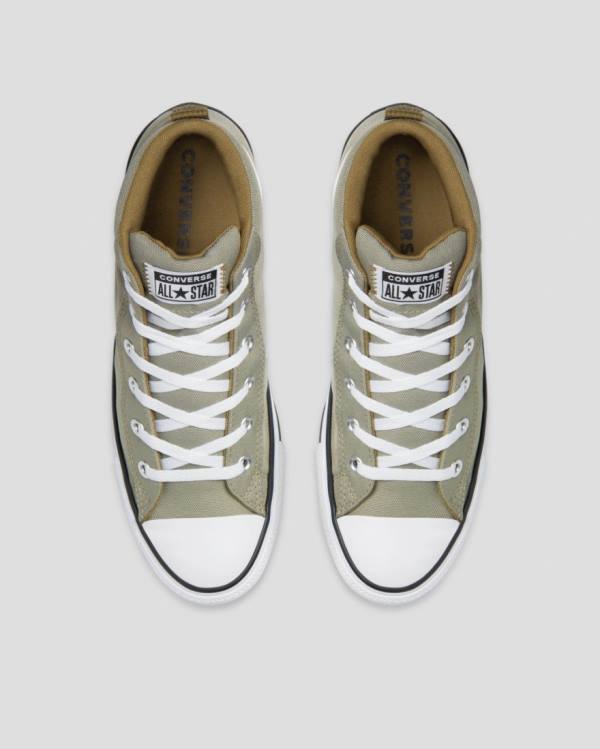 Converse Chuck Taylor All Star Street High Tops Shoes Green | CV-593IMO