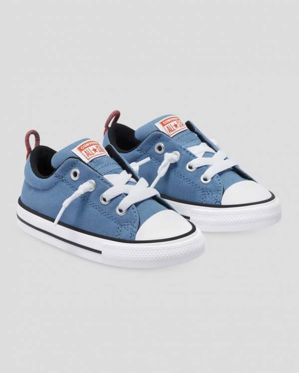 Converse Chuck Taylor All Star Street Slip Low Tops Shoes Blue | CV-726UQY