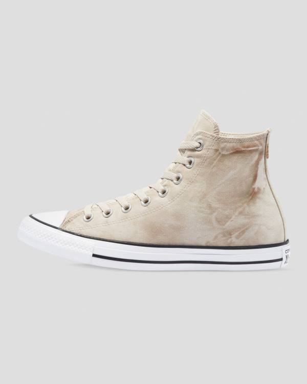 Converse Chuck Taylor All Star Summer Daze Wash High Tops Shoes Khaki | CV-165BOE