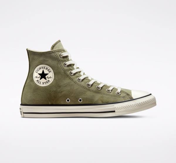 Converse Chuck Taylor All Star Washed Canvas High Tops Shoes Light | CV-275MOI