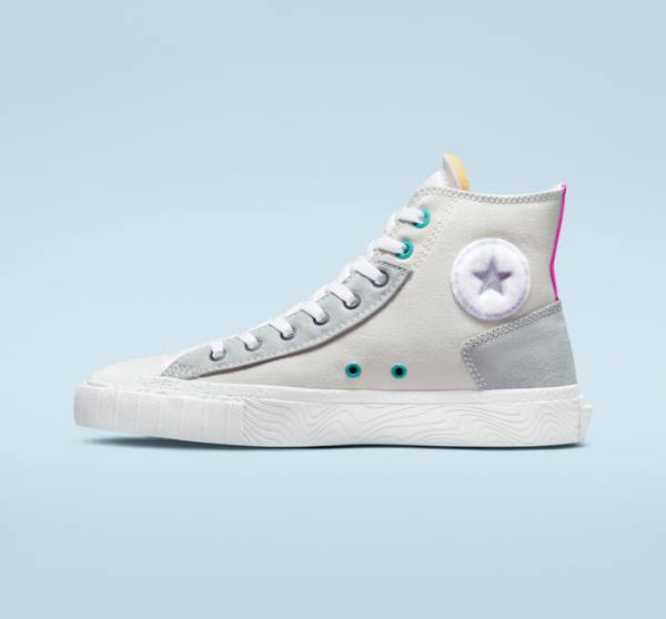 Converse Chuck Taylor Alt Star Marbled Patch High Tops Shoes Grey / Pink | CV-710JYR