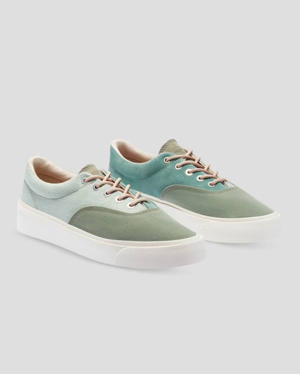 Converse Jungle Cloth Skidgrip Low Tops Shoes Green | CV-107AYH