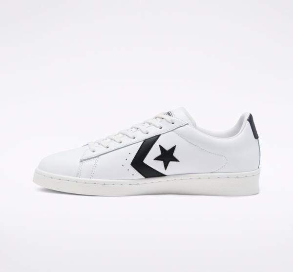 Converse OG Pro Leather Low Tops Shoes White / Black / White | CV-853MTD