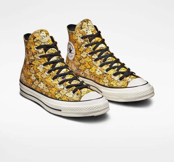 Converse Peanuts Chuck 70 High Tops Shoes Yellow / Gold | CV-873YPU