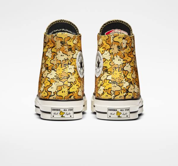 Converse Peanuts Chuck 70 High Tops Shoes Yellow / Gold | CV-913GDU